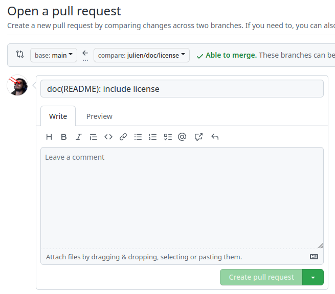 pull request