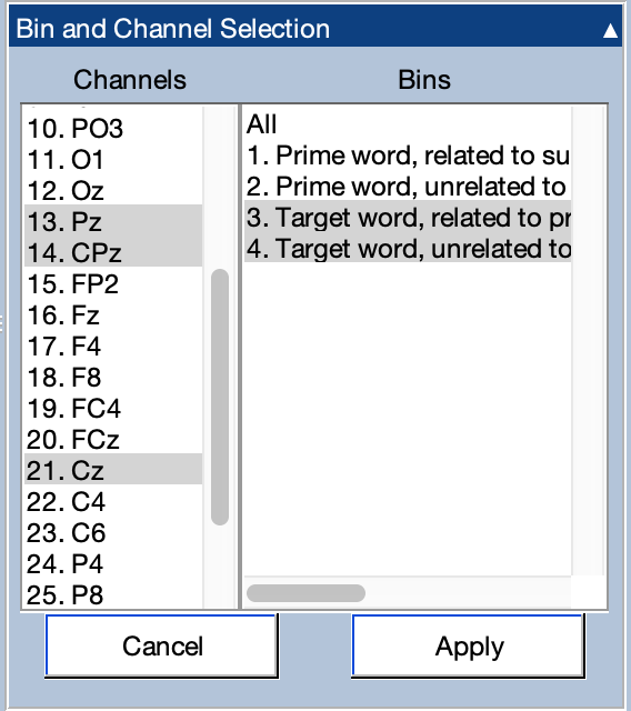 Bins and Channels